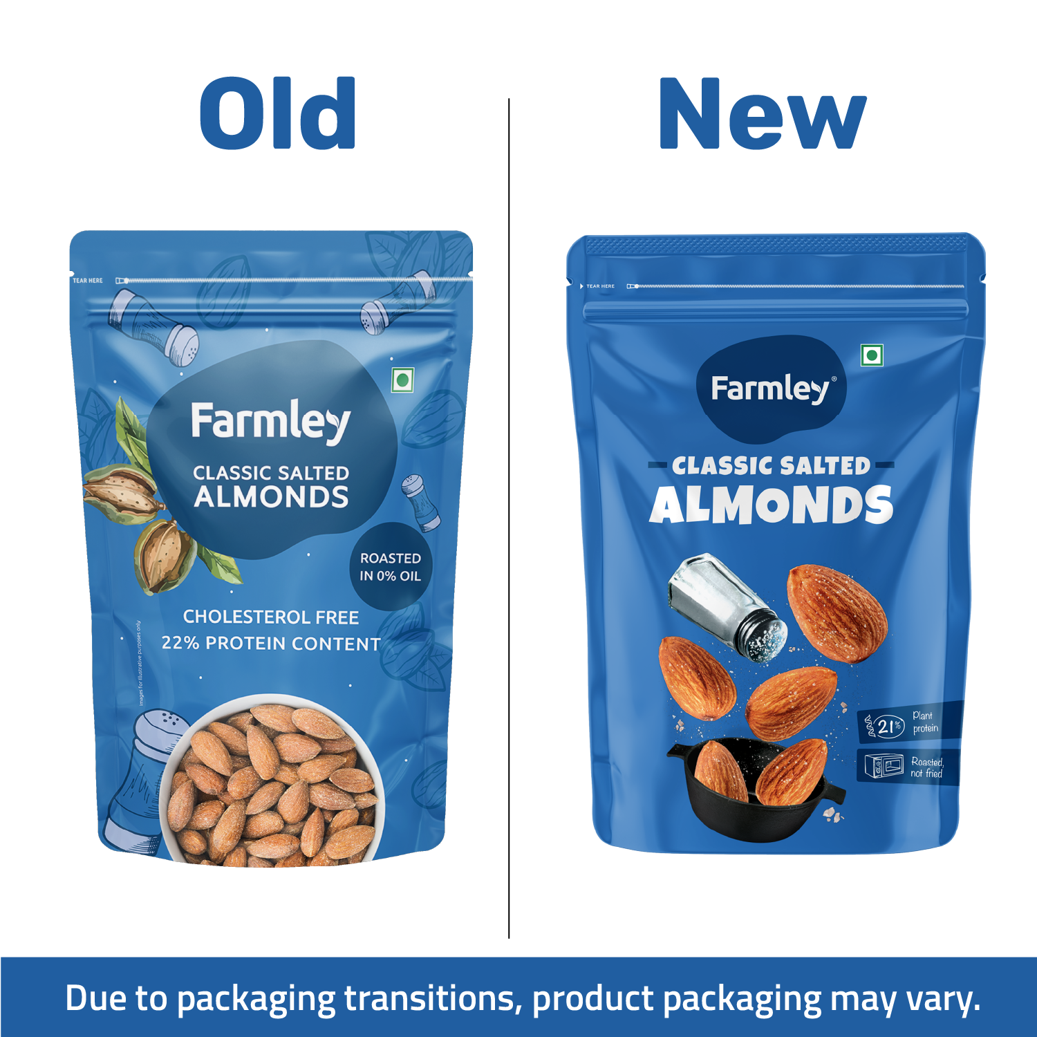 Classic Salted Almonds (200g) - Roasted, Not Fried