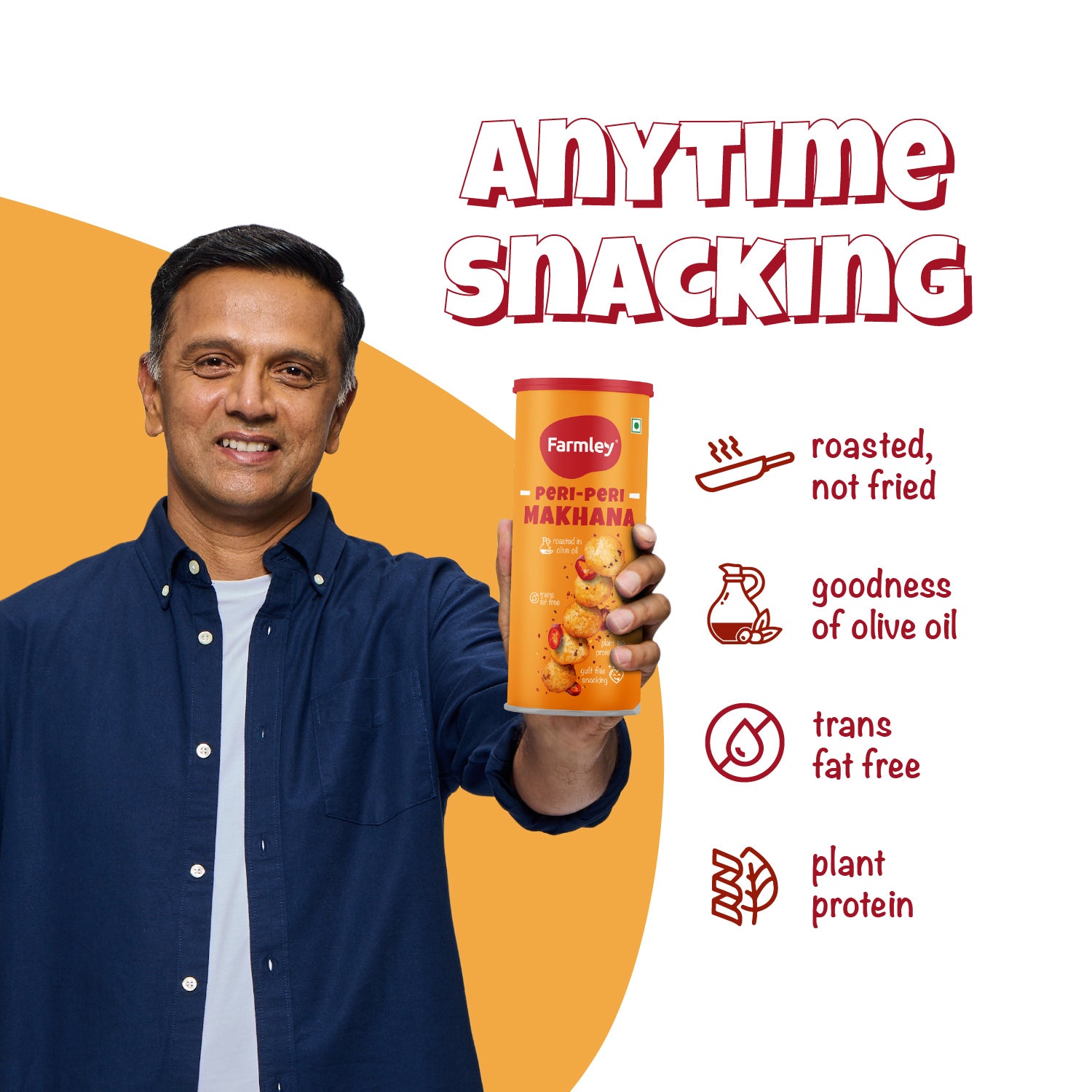 Roasted & Flavoured Makhana - Pack of 8 (77g each)