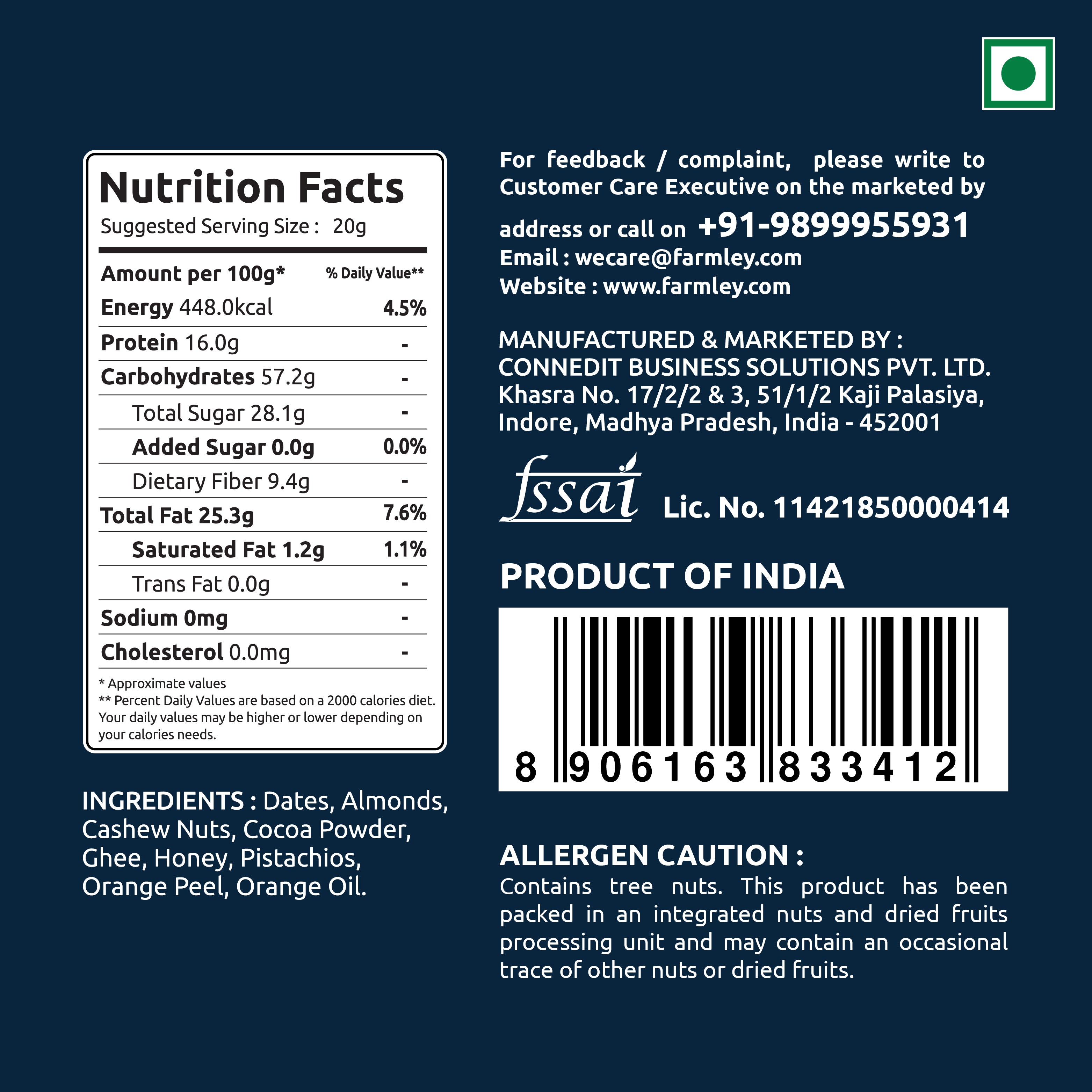 Date bites- Choco orange