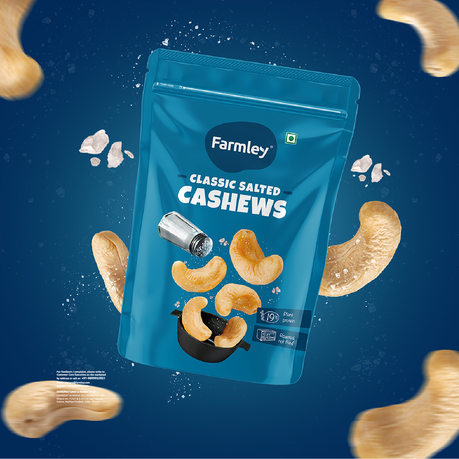 Classic Salted Cashews - Roasted (150g)