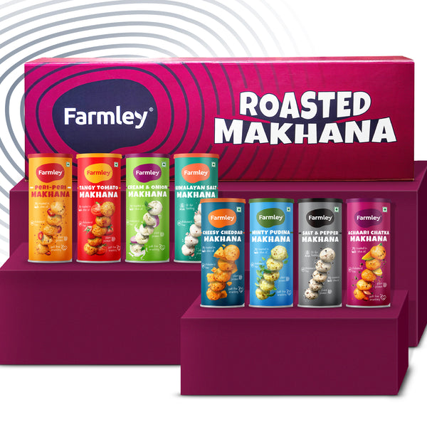 Roasted & Flavoured Makhana - Box of 8