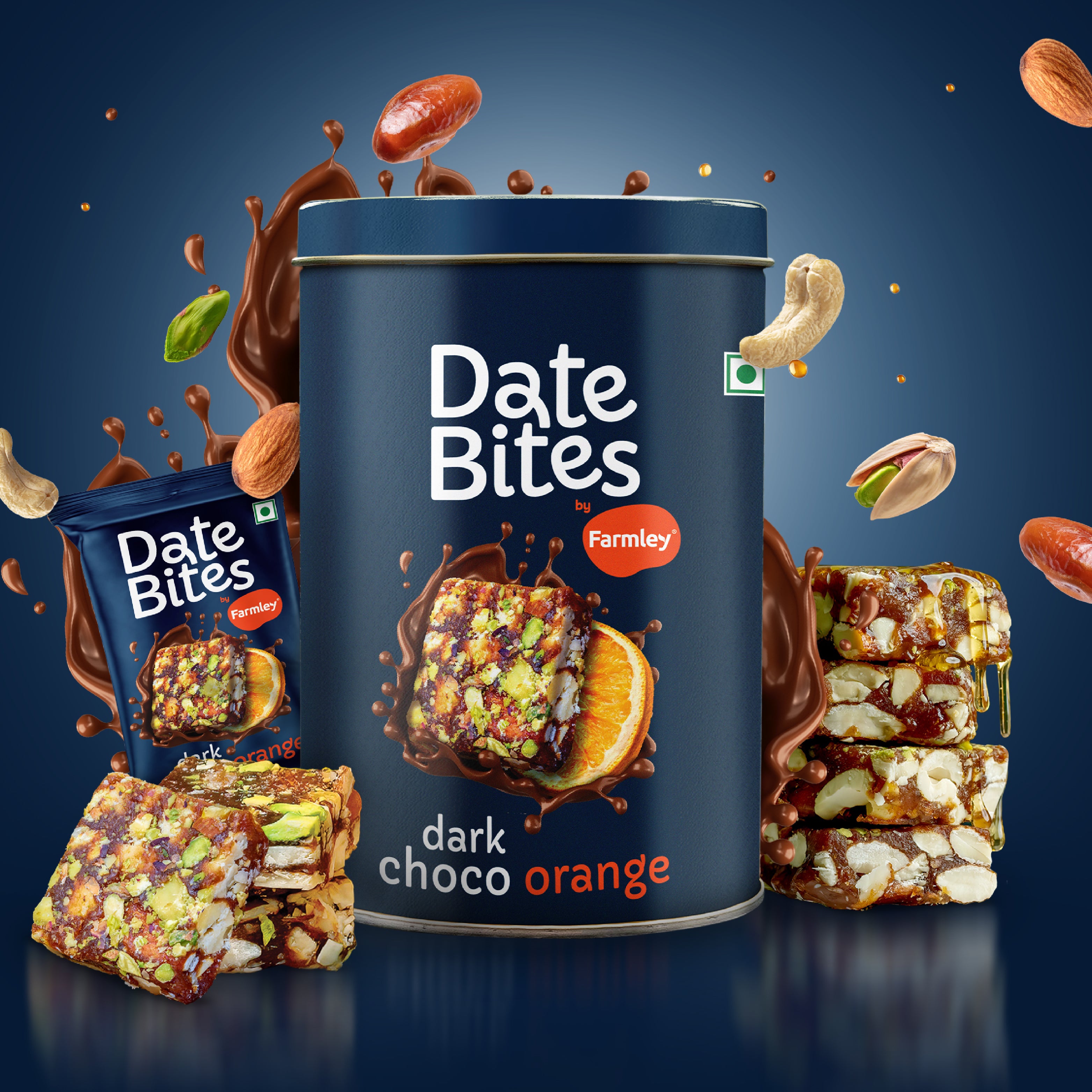 Date Bites Dark Choco Orange - No Added Sugar