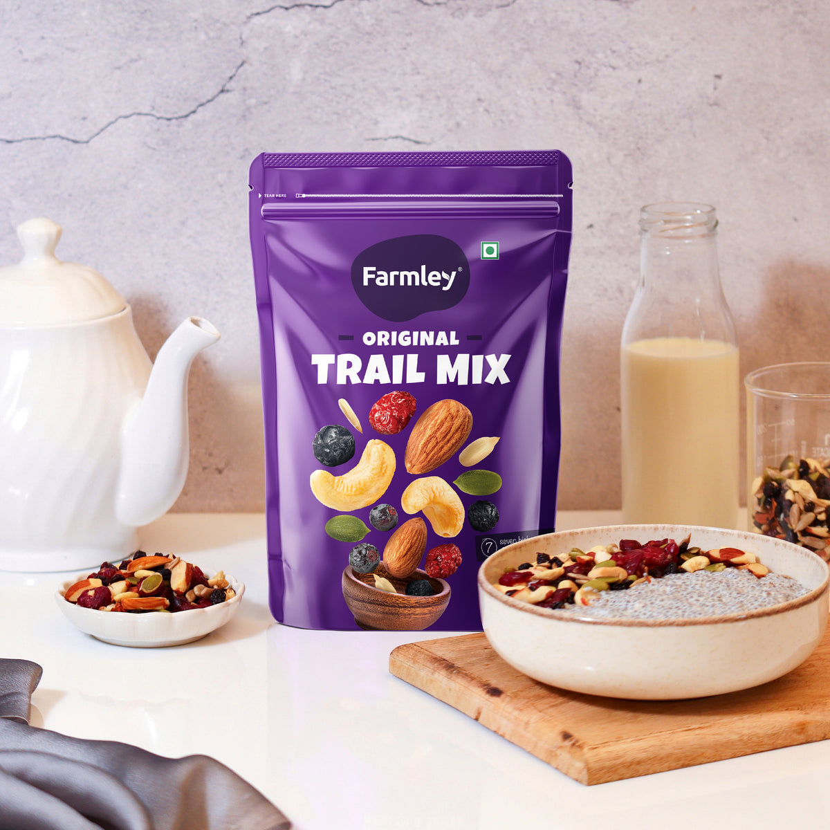 Trail Mix (200g) + Berry Mix (200g) – Farmley | Connedit Business ...