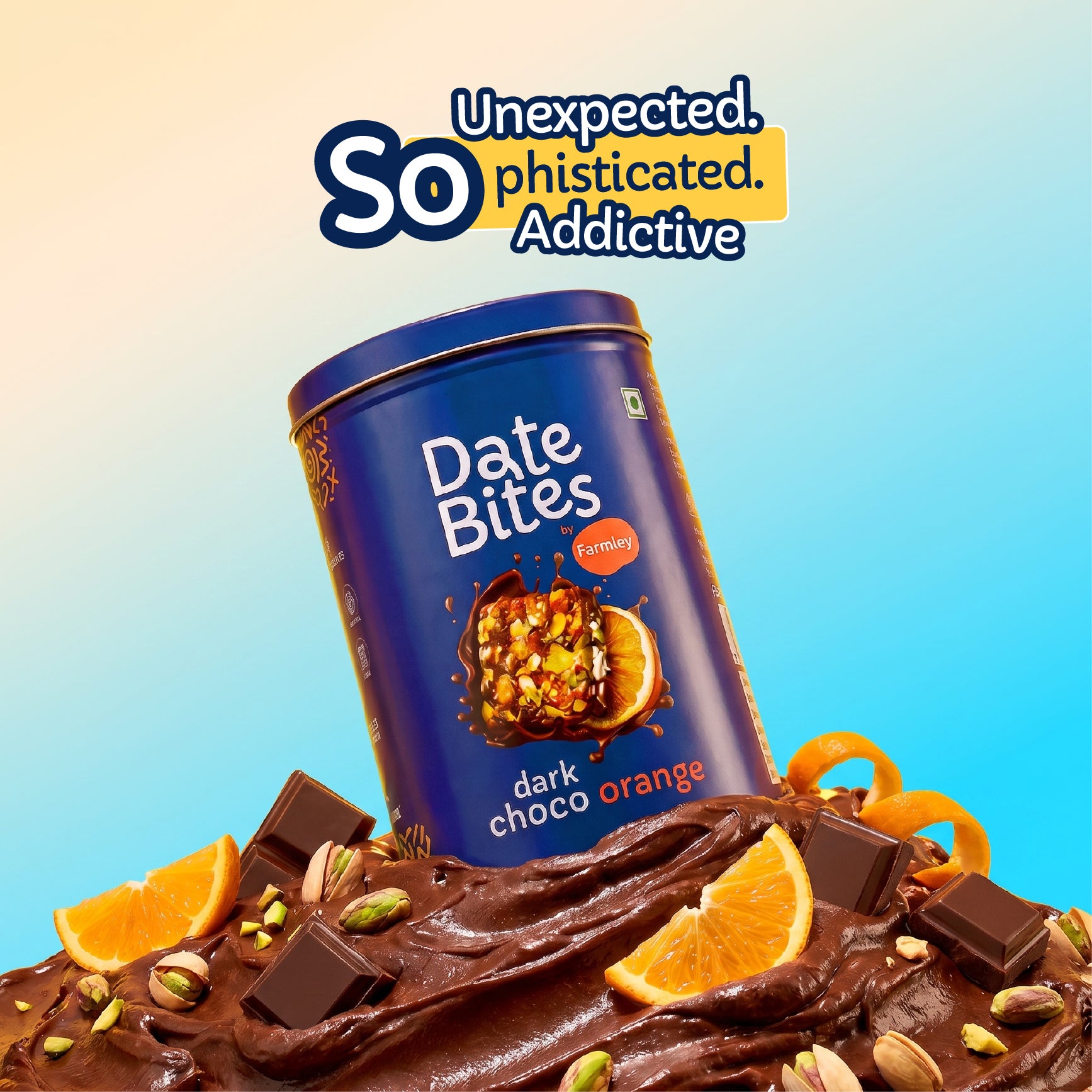 Date Bites Dark Choco Orange - No Added Sugar