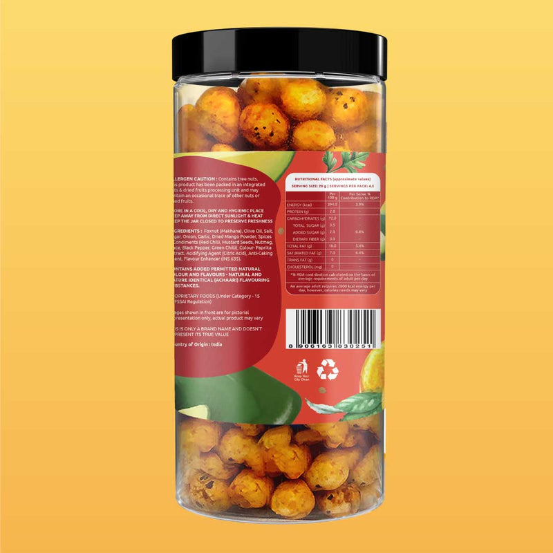 Achaari Makhana - Roasted In Olive Oil (90 g each)