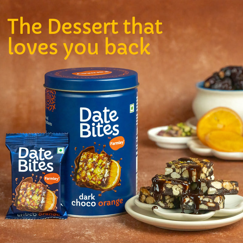 Date Bites Dark Choco Orange - No Added Sugar