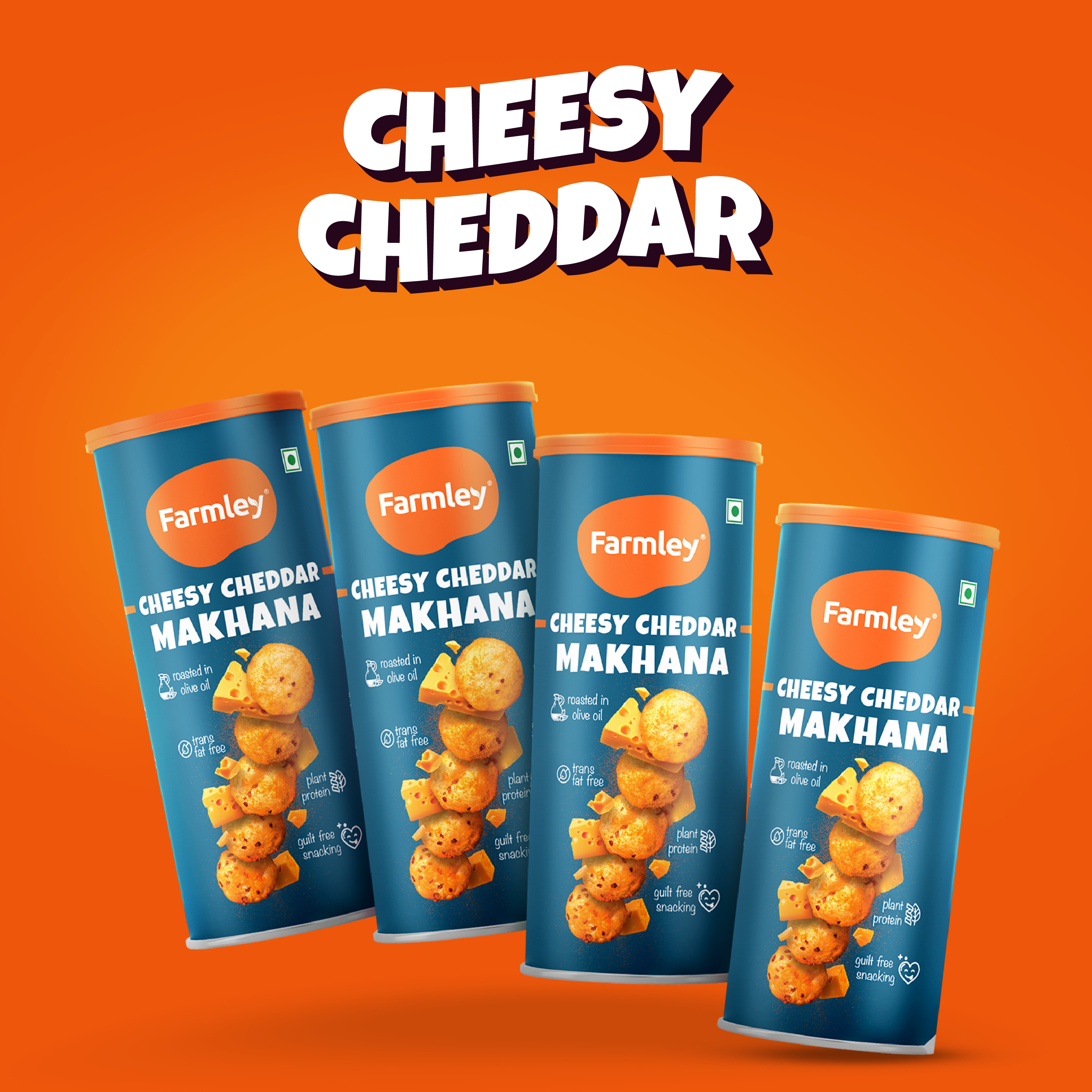 Cheesy Cheddar - Pack of 4 (77g)