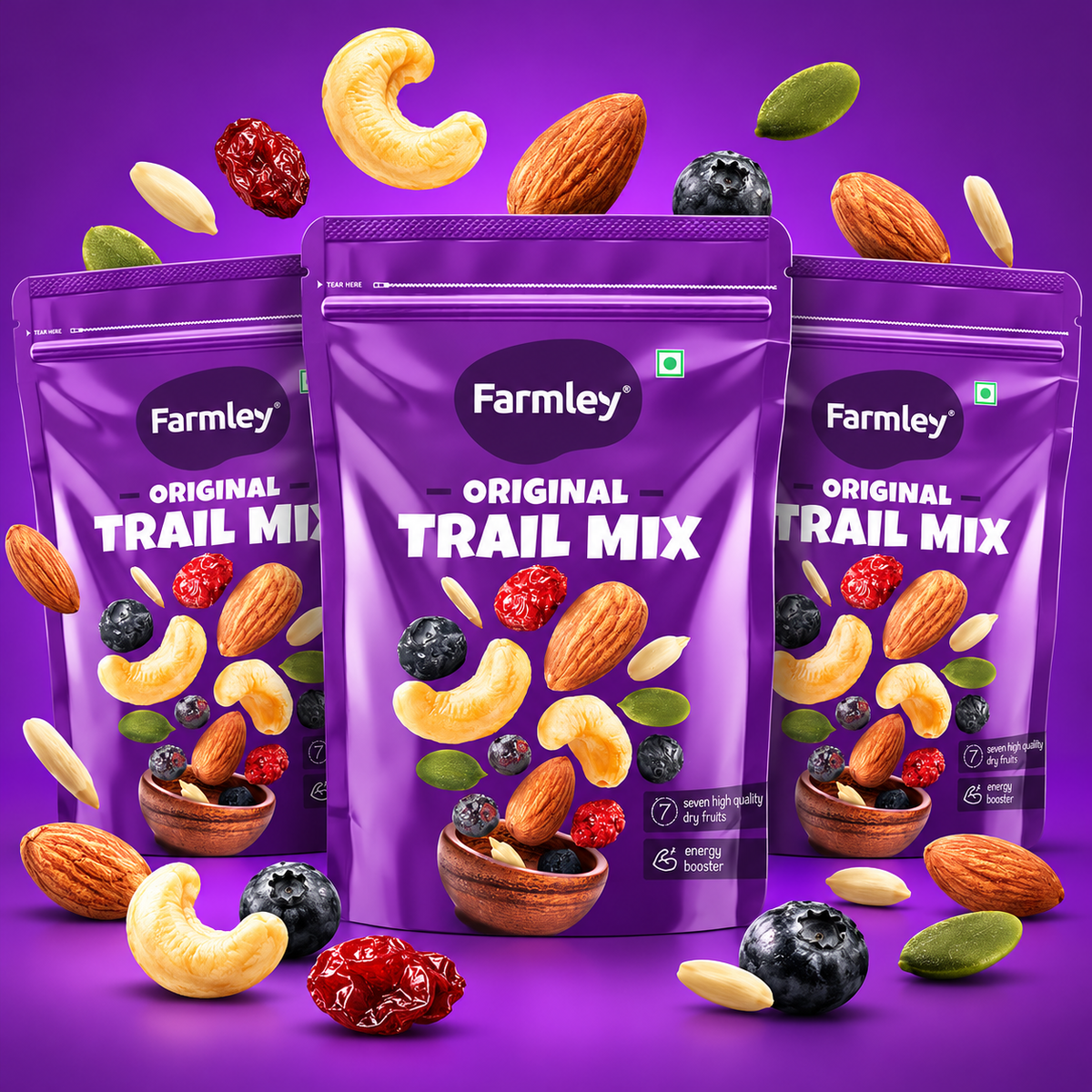 7-in-1 Trail Mix - Pack of 3 (200 g each)