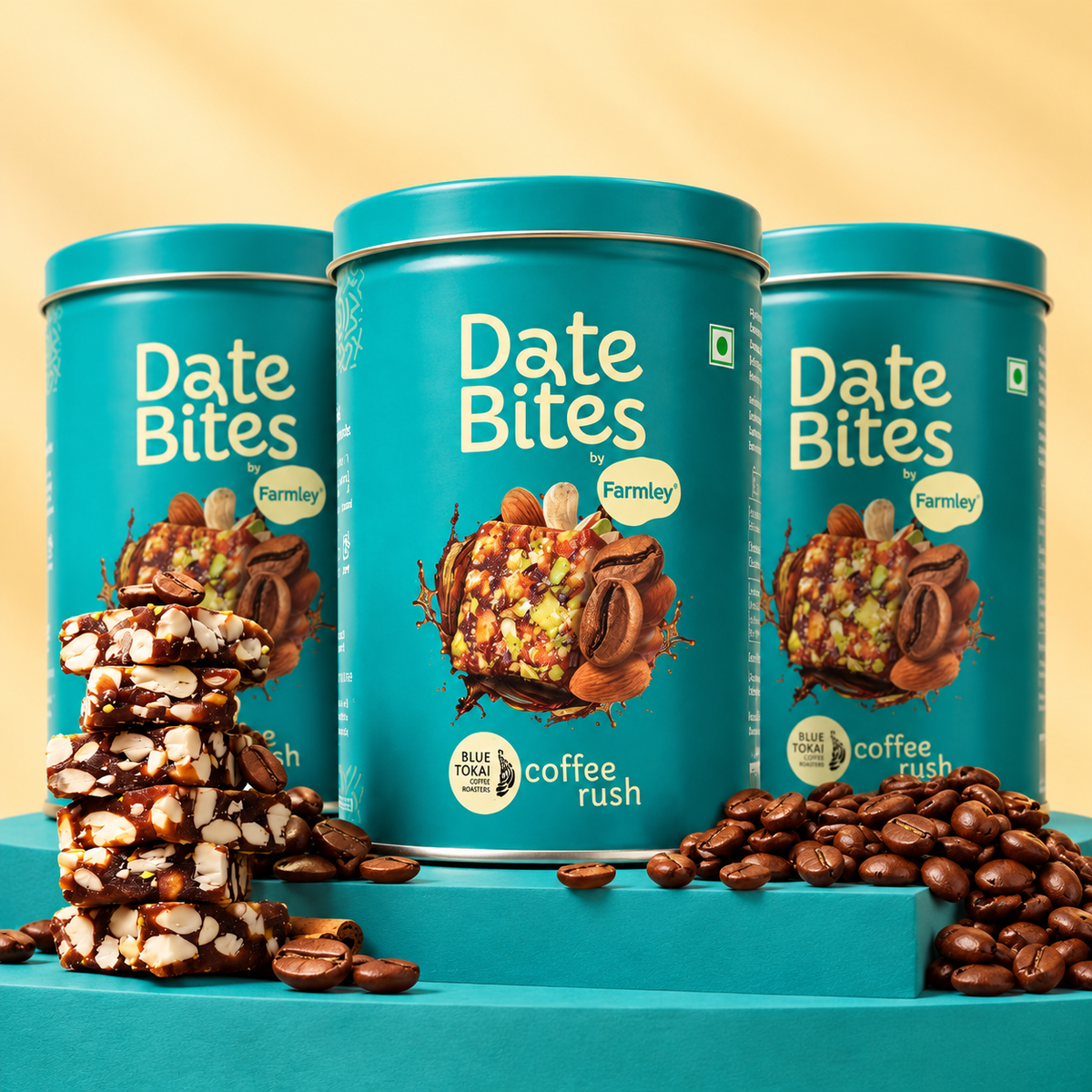 Date Bites Coffee Rush - Pack of 3 (200 g each) - No Refined Sugar