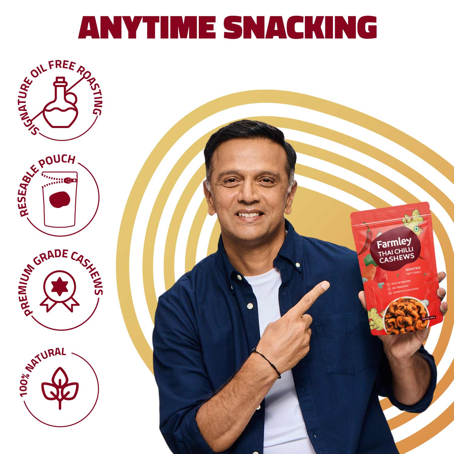 Thai Chilli Cashews - Roasted (150g)