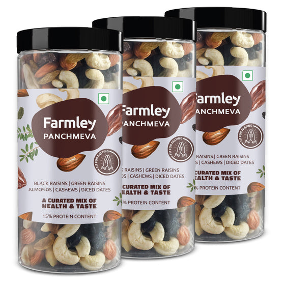 Panchmeva - Dry Fruits Mix (405g) – Farmley | Connedit Business ...