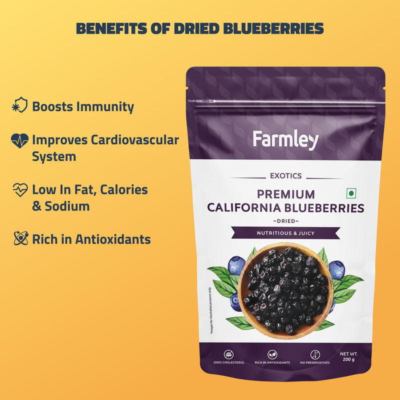 Dried California Blueberries 200 g