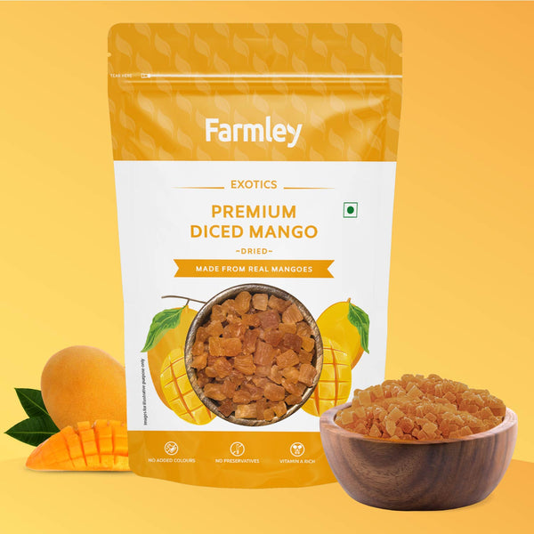 Premium Dried Diced Mango 200 g
