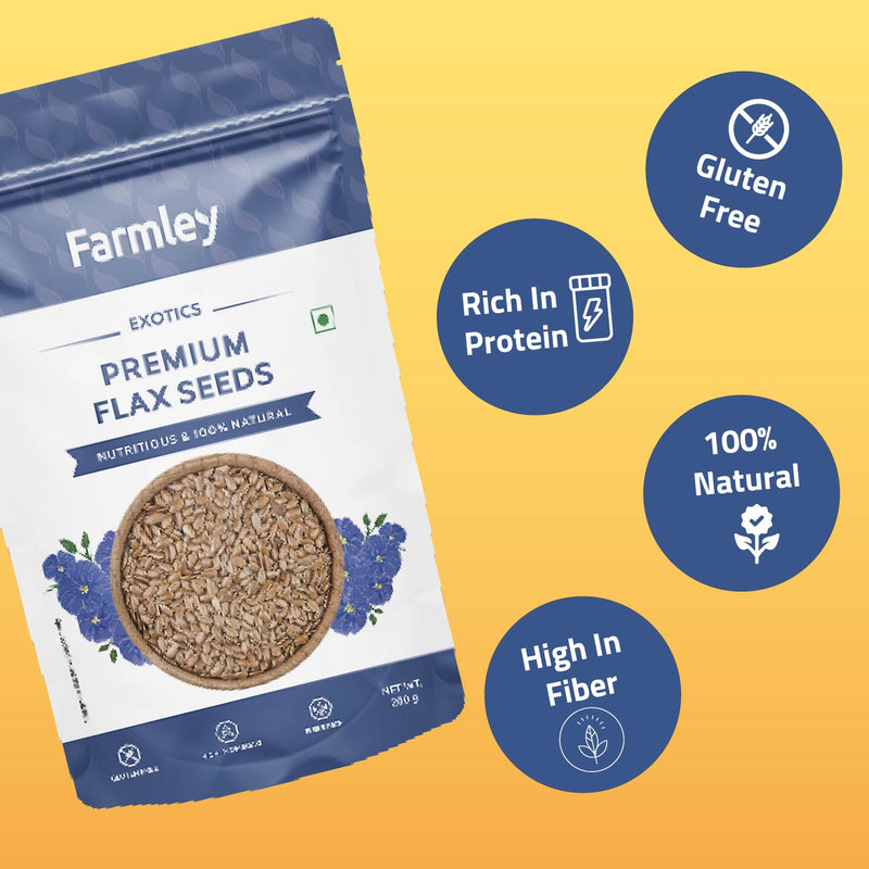 Premium Flax Seeds (Alsi) - 200 g