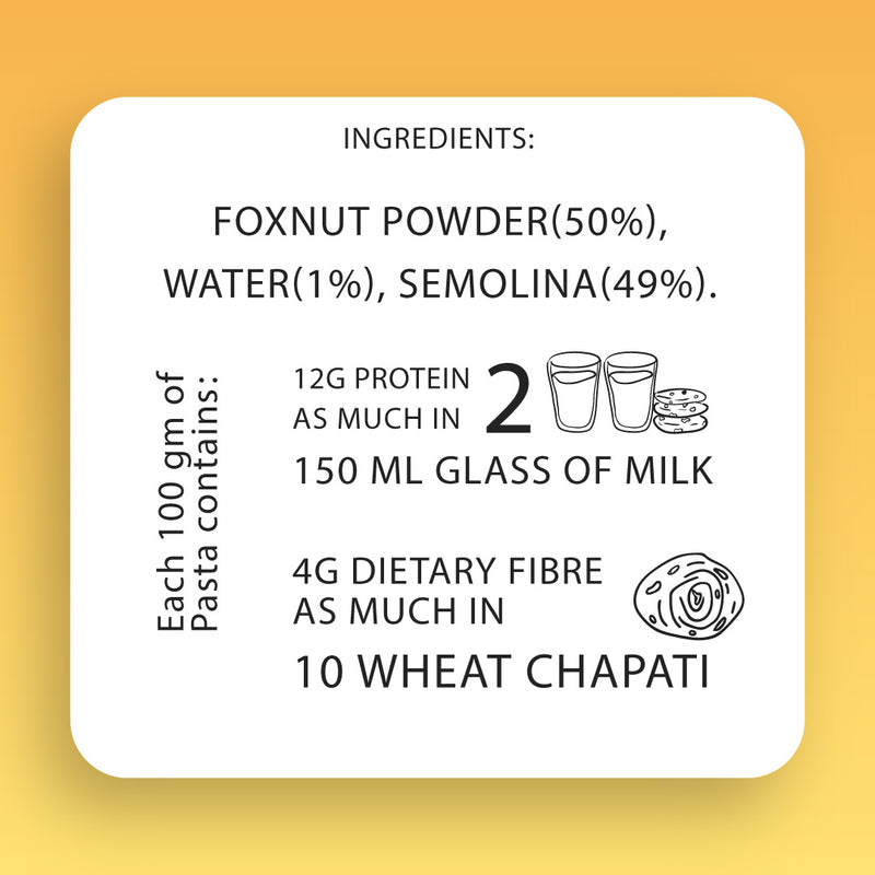 Pasta Made From Makhanas - 100% Maida Free