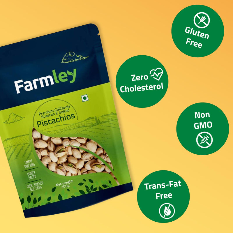 Premium California Roasted & Salted Pistachios 200 g