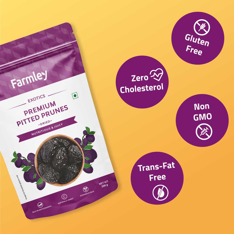Dried Pitted Prunes 200 g