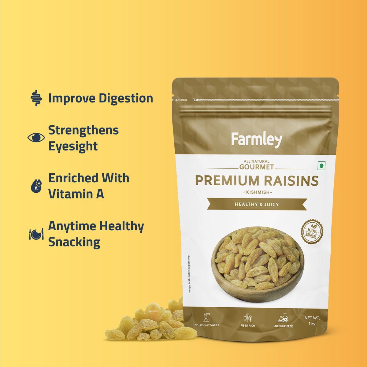 Premium Raisins (Kishmish)
