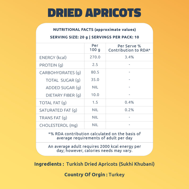 Dried Apricots (200 g) & Dried Cranberry (200 g)