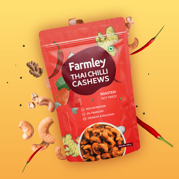 Thai Chilli Cashews - Roasted & Flavoured 200 g