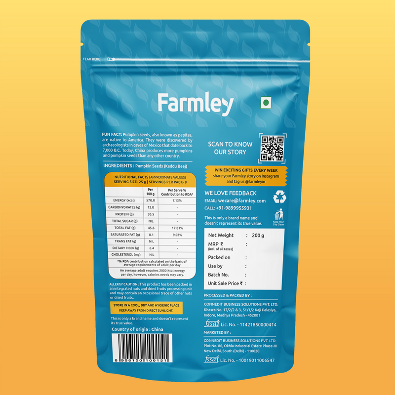 Premium Pumpkin Seeds 200 g