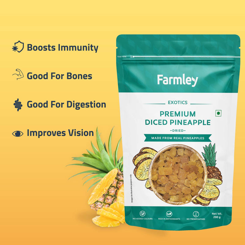 Premium Diced Pineapple 200 g